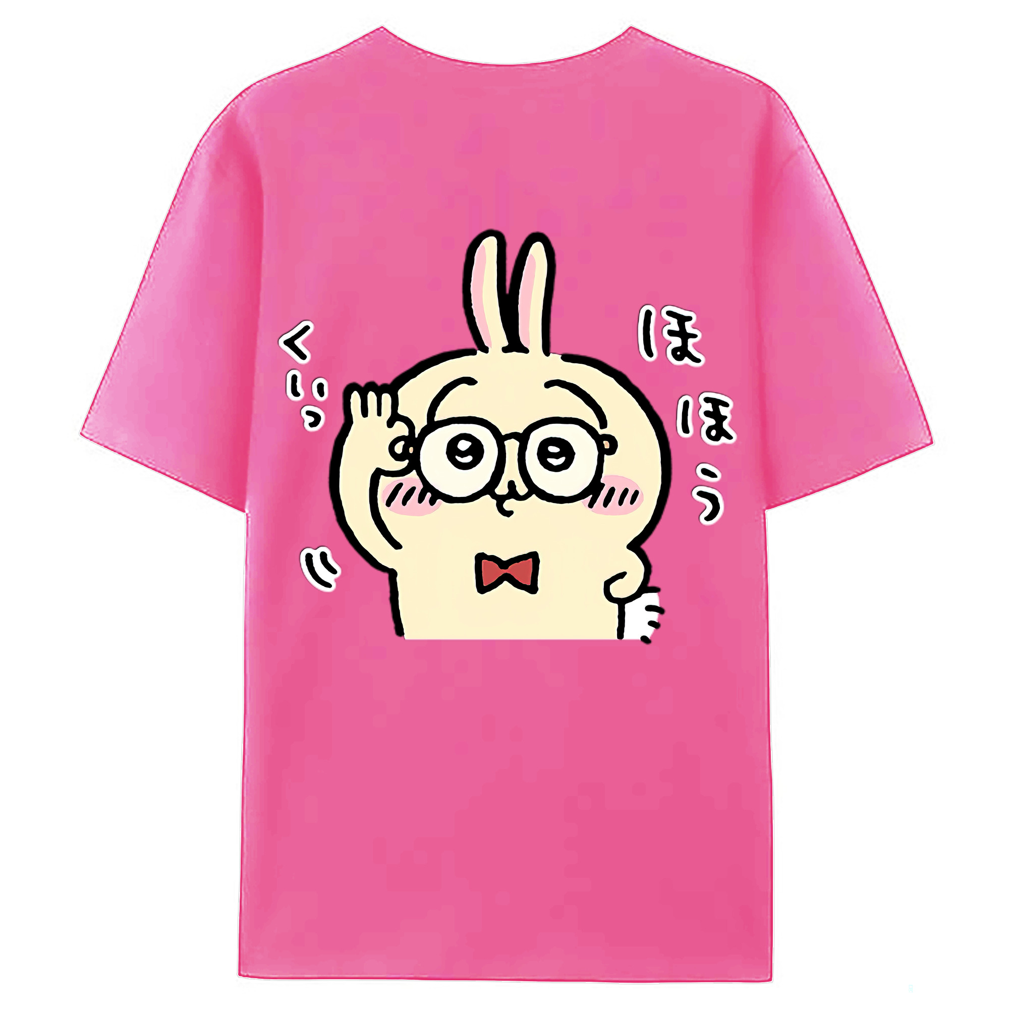 （画像用） ちいかわ うさぎ Chii-kawa usagi レディース半袖Tシャツ(バックプリント)